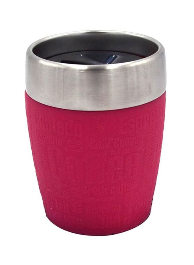 Stainless Steel Travel Cup Red/Silver/Black