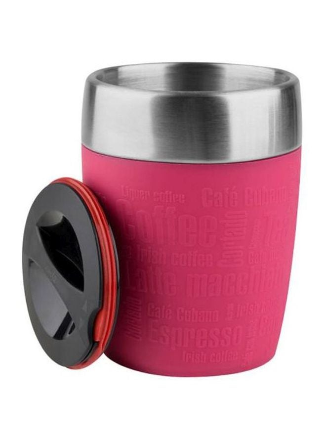 Stainless Steel Travel Cup Red/Silver/Black