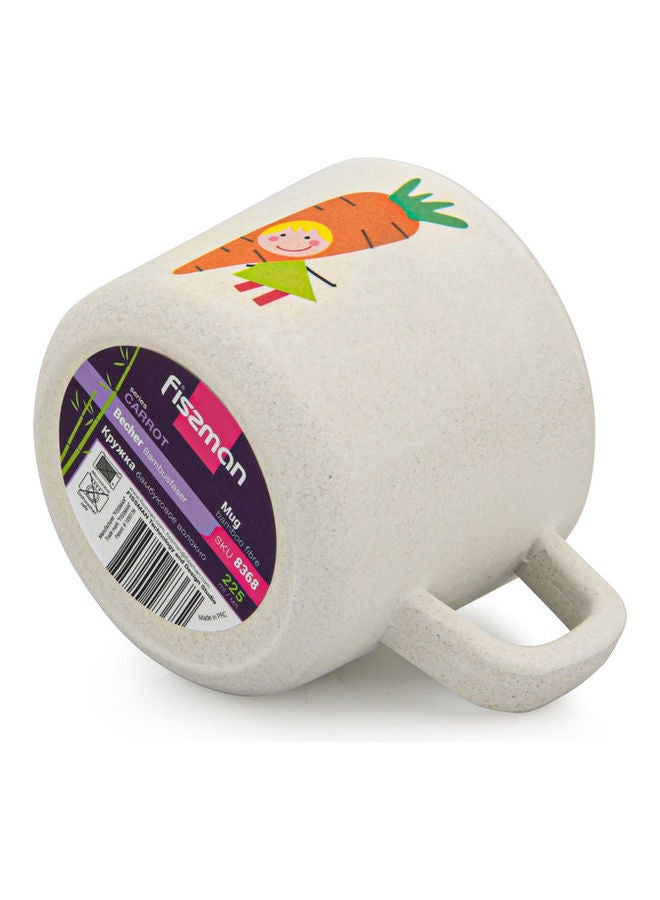 Carrot Print Mug Multicolour 225ml