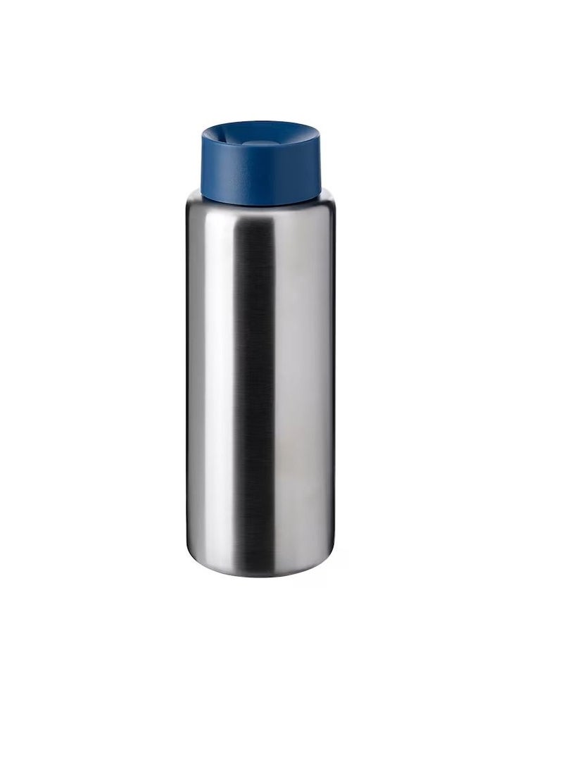 Insulated travel mug, stainless steel/dark blue0.7 l