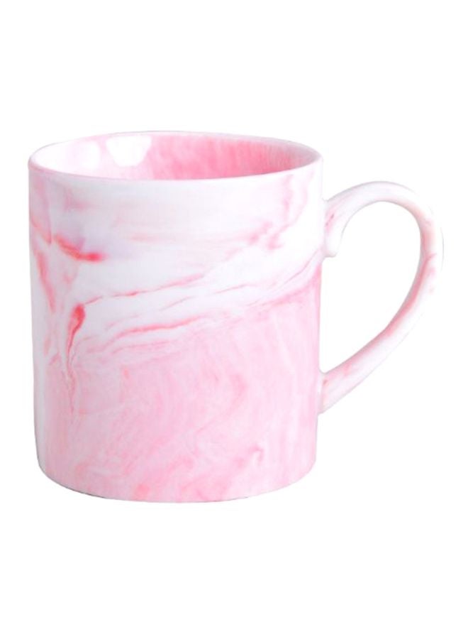Ceramic Cup Pink/White