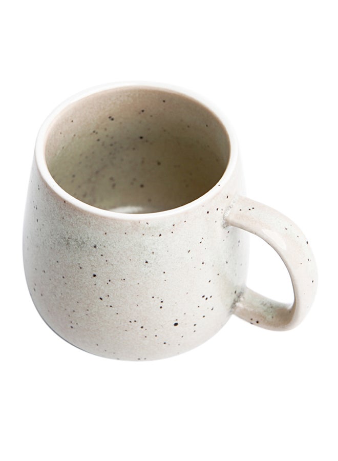 Ceramic Cup Of Kiln Changing Glaze Beige 13.5x9x9cm