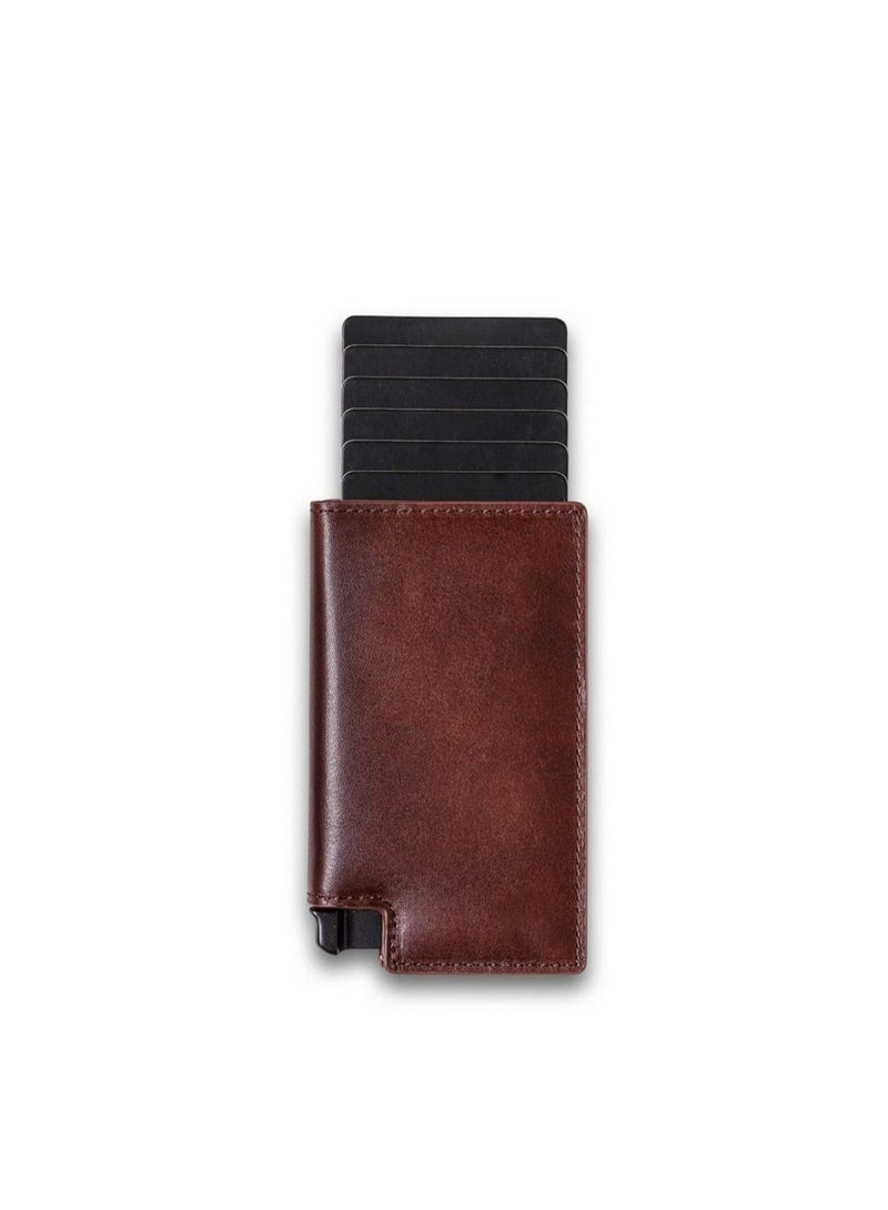 Parliament - Slim Leather Wallet - RFID Blocking - Quick Card Access