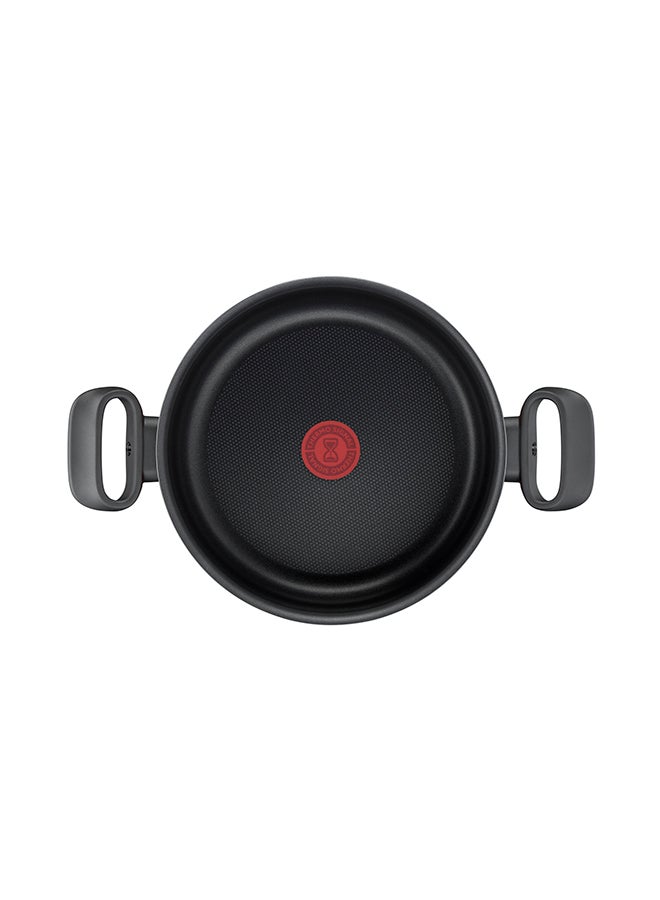 12 Pieces Tefal G6 Tempo Flame Cooking Set Red Aluminium Red 26cm