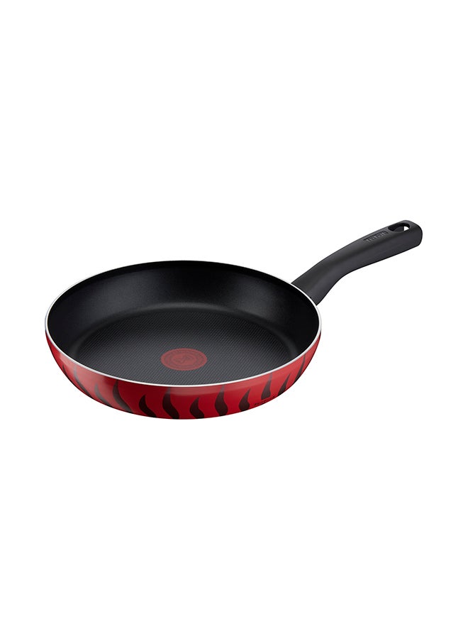 12 Pieces Tefal G6 Tempo Flame Cooking Set Red Aluminium Red 26cm