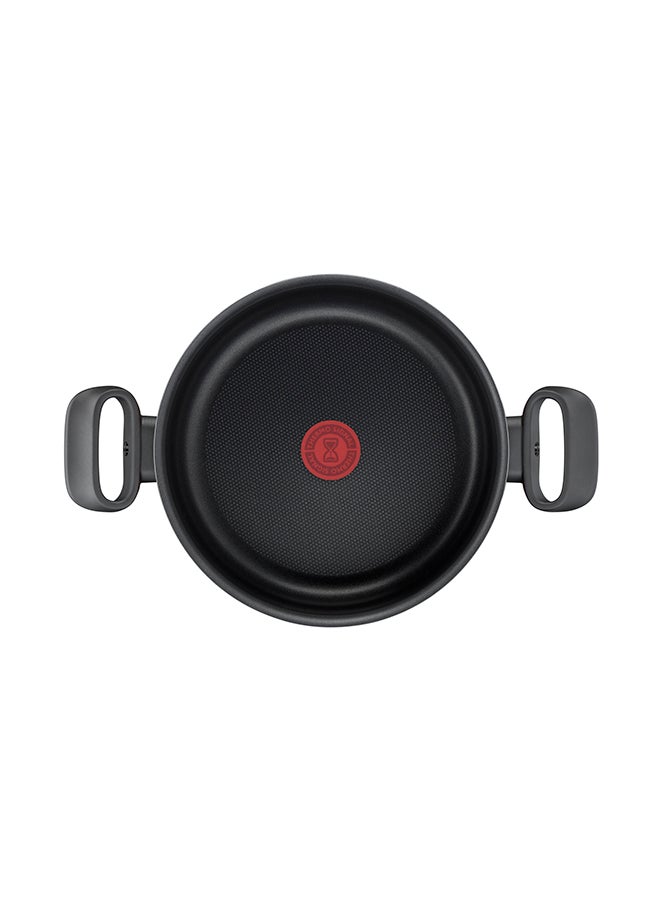 Stewpots 8 Pcs Set 18/22/26/30 Cm |Tempo Flame Cookware | Safe Non Stick Coating |Made In France | Cooking Lid 4 Pcs| Boiling Stewing Recipe| 2 Years Warranty Tempo Flame