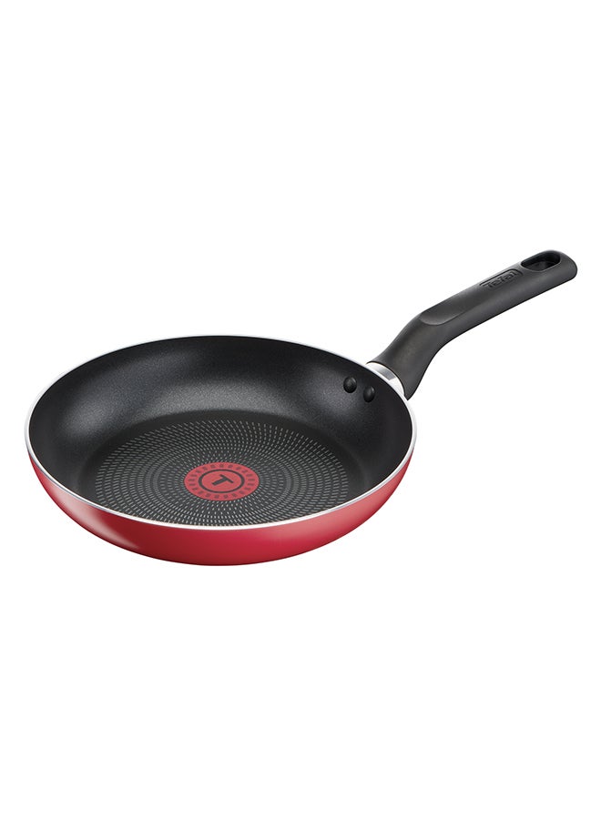 Super Cook 12 Pc Set| Frypans 22/24Cm, Wokpan28 Cm, Stewpots 22/24/28Cm+Lids, Spoon, Slotted Spoon, Slotted Spatula | Non-Stick | Thermo-Signal | Red | B460Sc84 Red 24cm