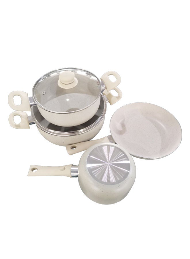 4-Piece Household Maifanshi Non Stick Pot Set