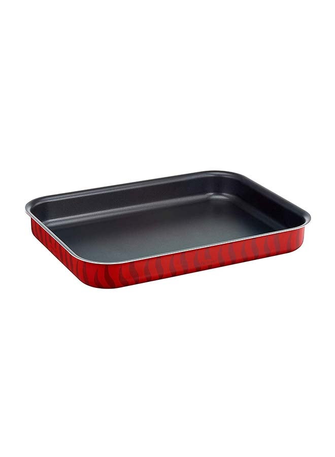 Les Specilistes Roaster Rect 25x19Cm With Comfort Touch Assorted Kitchen Tool Black/Red