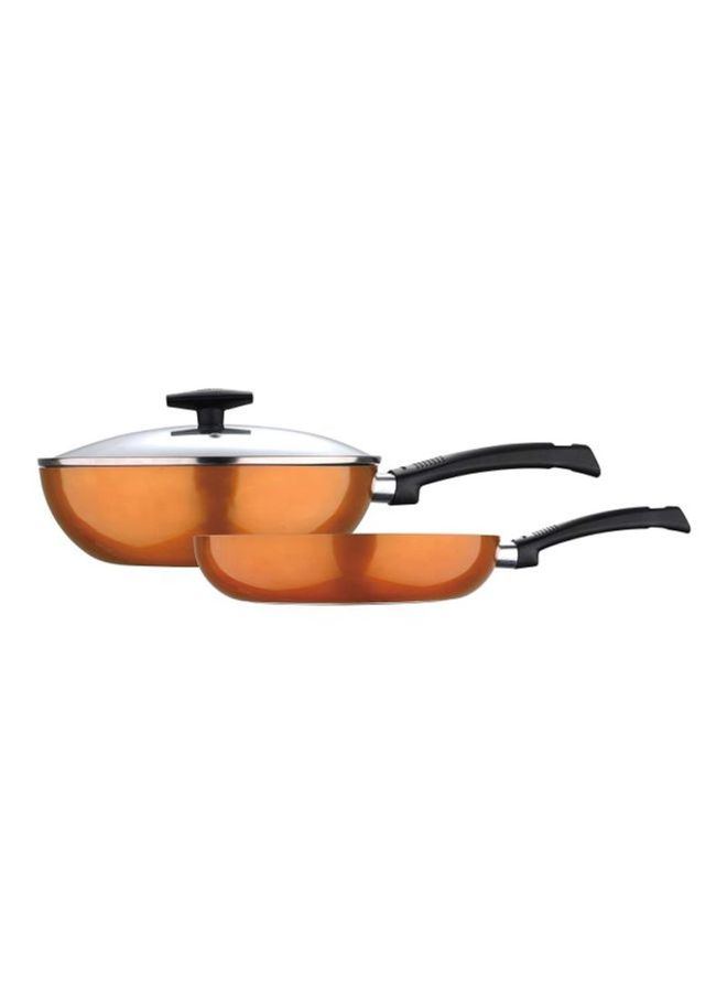 3-Piece Cookware Set Copper
