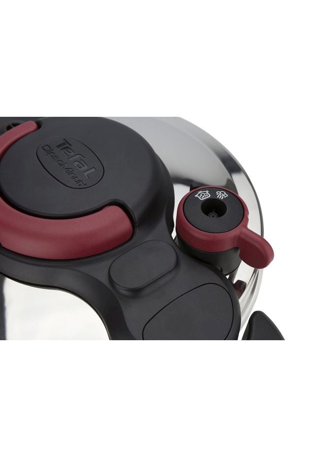 Stainless Steel Clipso minut Pressure Cooker Easy to dishwasher & gas stove Compatible Multicolour 6Liters
