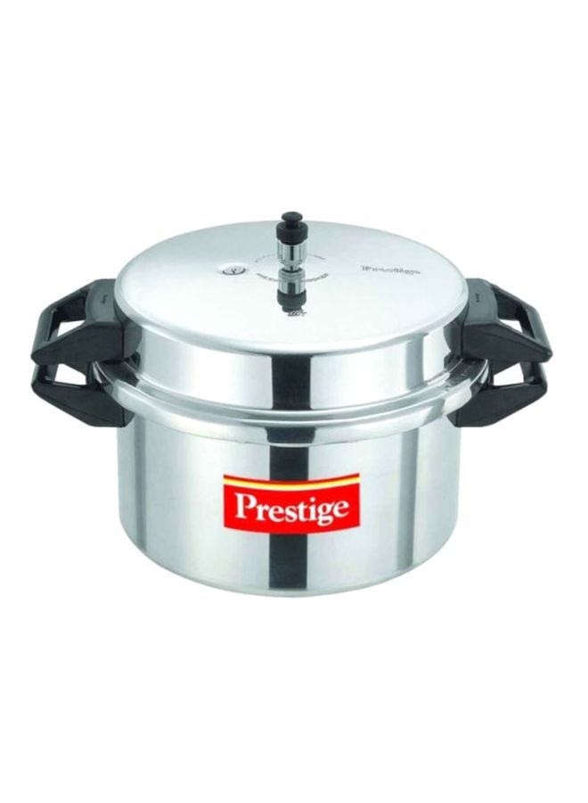 Popular Aluminium Pressure Cooker Silver/Black 16Liters