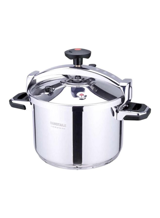 Stainless Steel 5-Security System Authentique Pressure Cooker Dishwasher Safe Silver 44cm