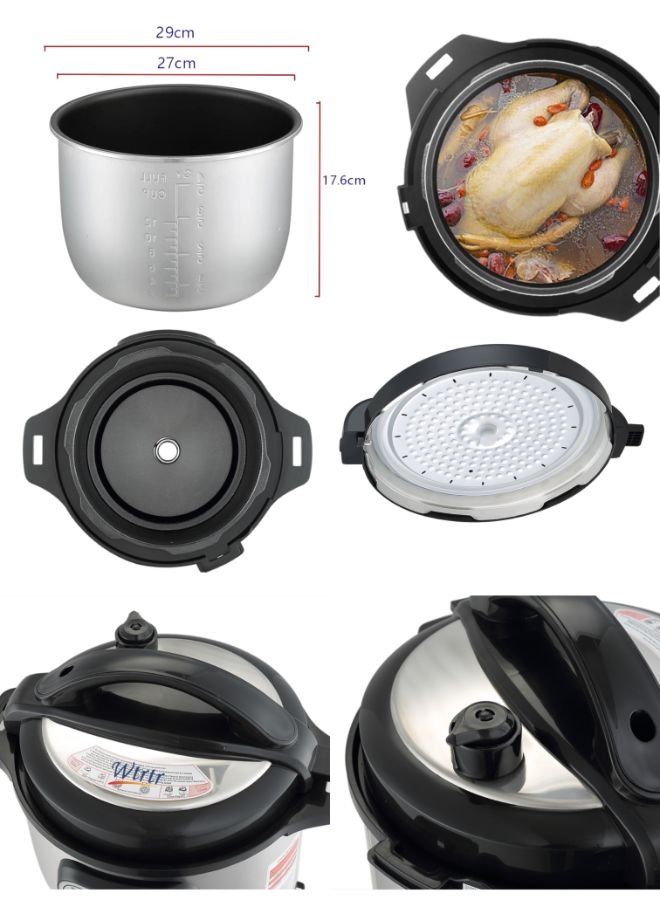 11 Liters Stainless Steel Multifunctional Electric Pressure Cooker WTR-1108