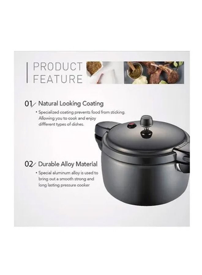 Smooth and Long Lasting Aluminum Alloy Material Pressure Cooker 5.5L