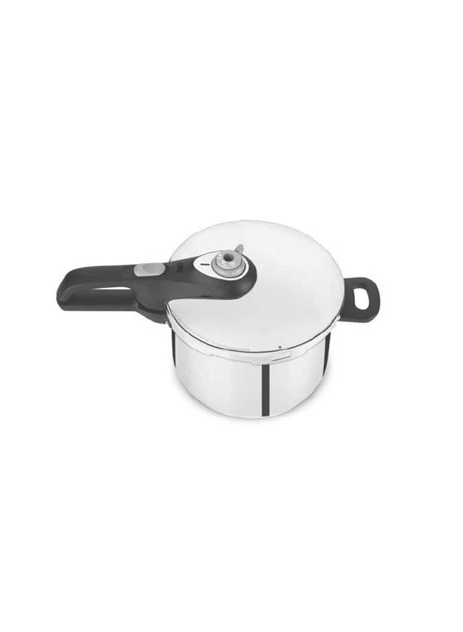 Stainless Steel All Heat Sources Including Induction Secure 5 Neo Presure Cooker 6Liters