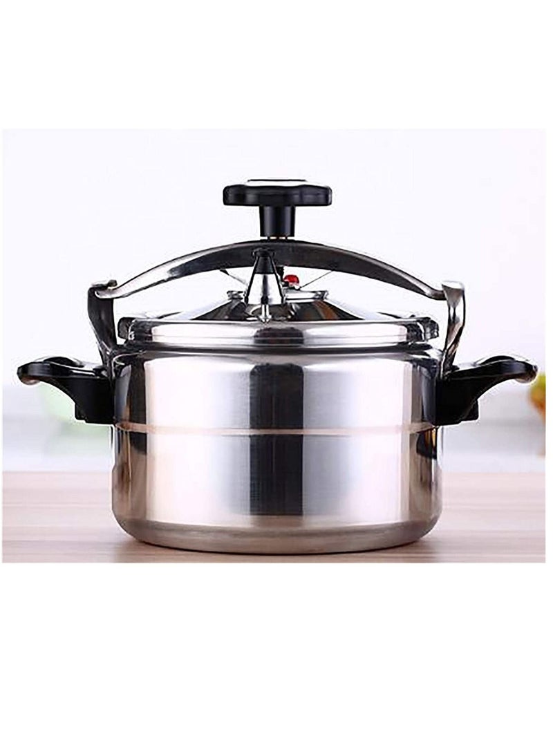 NTECH Pressure Cooker/Canner Aluminum 11 Liters Bakelite Handle Mirror Polishing, Super Safety Lock, Cook Food in Less Time Easy to Open & Close Suitable For All Kinds of Stoves (11 Liters)