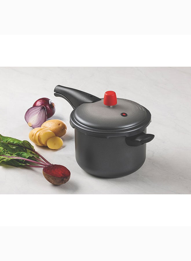 Aluminum Vancouver Spot Graphite Pressure Cooker With Interior And Exterior Starflon Max PFOA Free Nonstick Coating Graphite 20cm