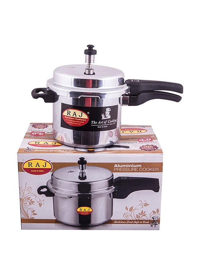 Aluminium Pressure Cooker Silver 7.5Liters