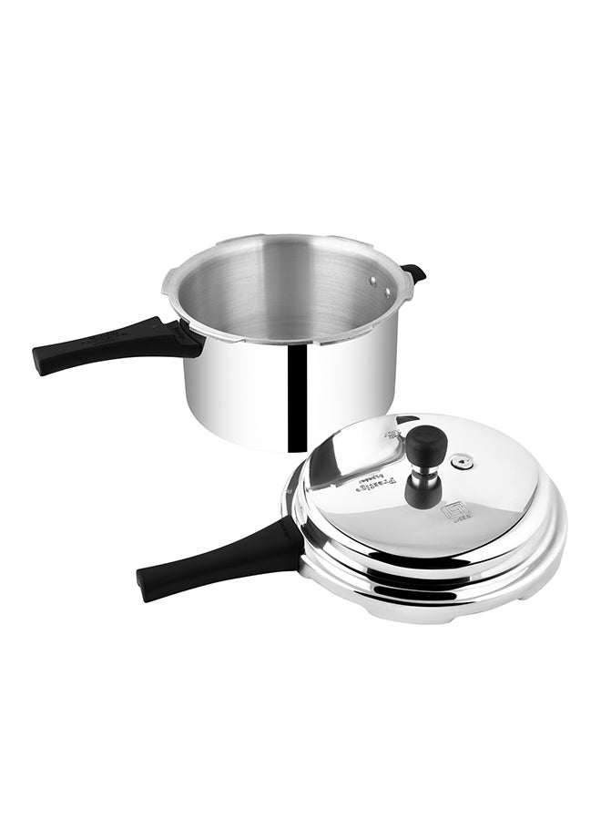 2 Pieces Aluminium Pressure Cooker Set |  Pressure Cooker With Lid and 5.5 Liters, 3 Liters  Pressure Pan without Lid