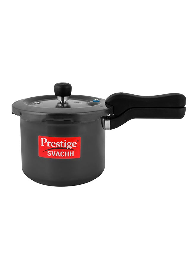 Popular Svachh  Hard Anodised body Pressure Cooker Black 3Liters