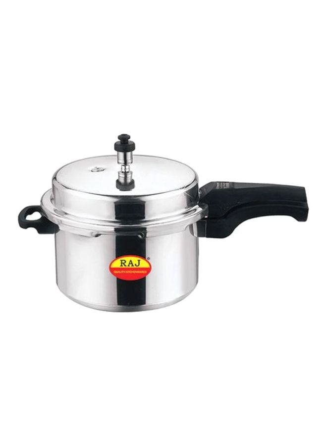 Aluminium Pressure Cooker Silver/Black