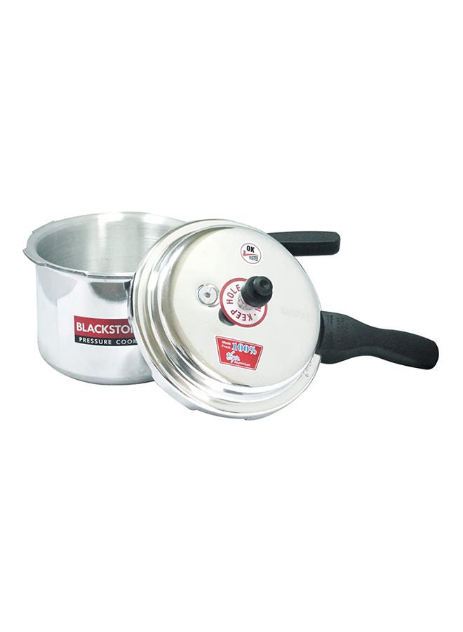 Aluminum Pressure cooker For Kitchen With Outer Lid 12Ltr Silver 12Liters