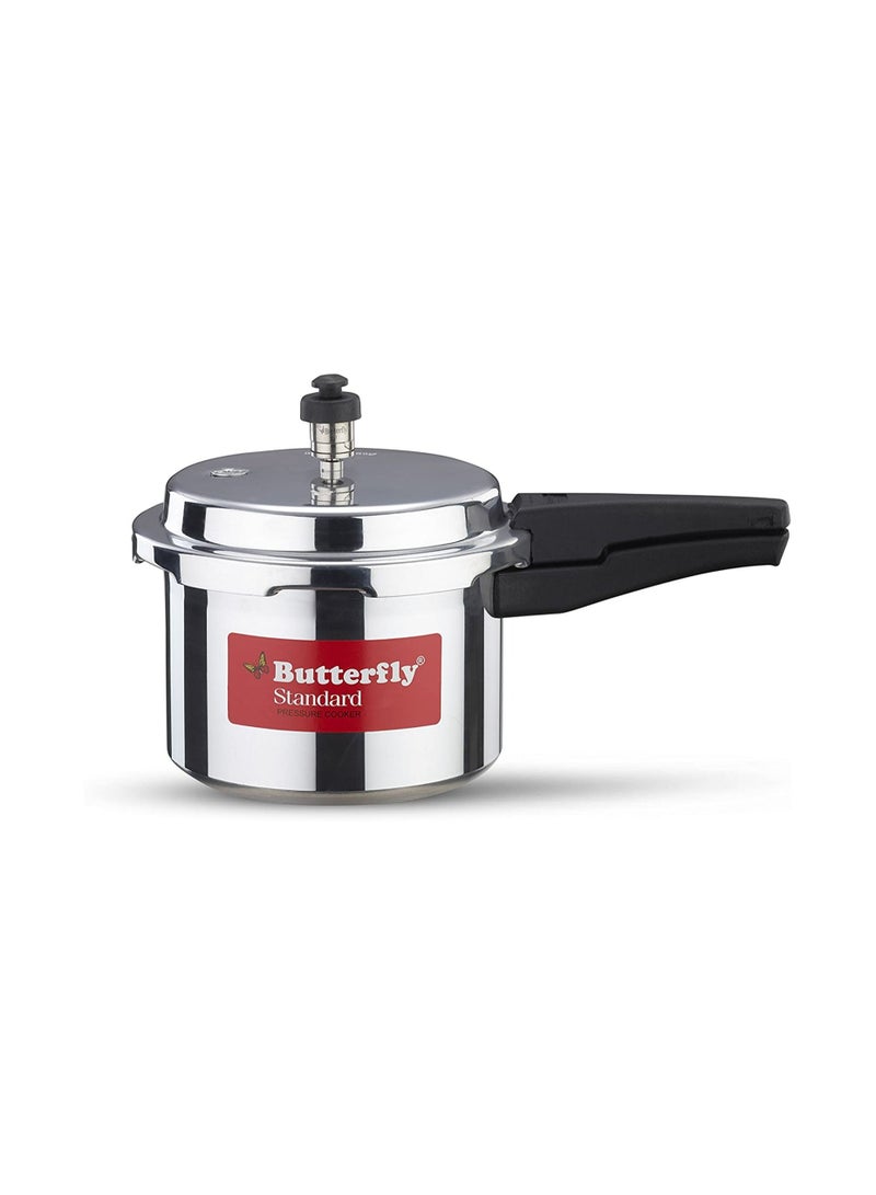 Butterfly Aluminium Pressure Cooker 5 Litre Silver