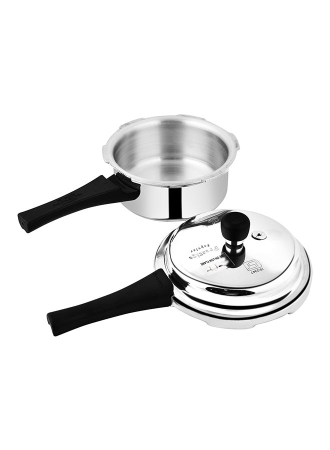 Svachh Aluminium Pressure Cooker Junior Deep pan With Locking Lid 2Liters