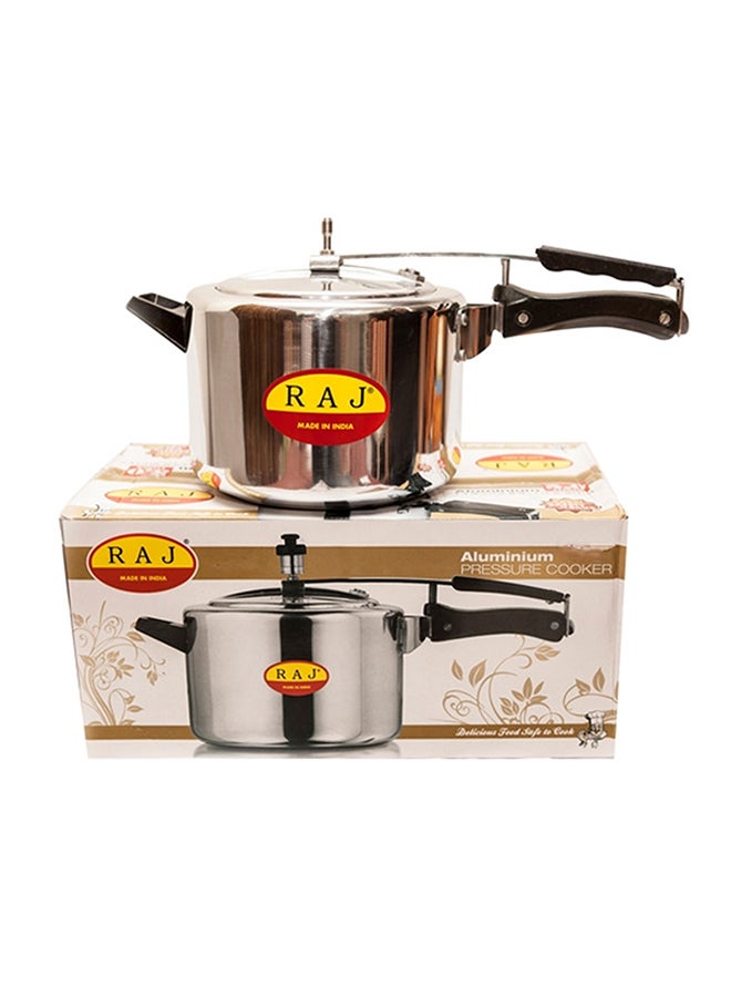 Aluminium Pressure Cooker Silver 3Liters