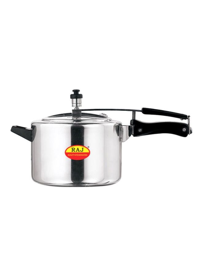 Steel Pressure Cooker Inner Lid 2L Silver/Black 2Liters