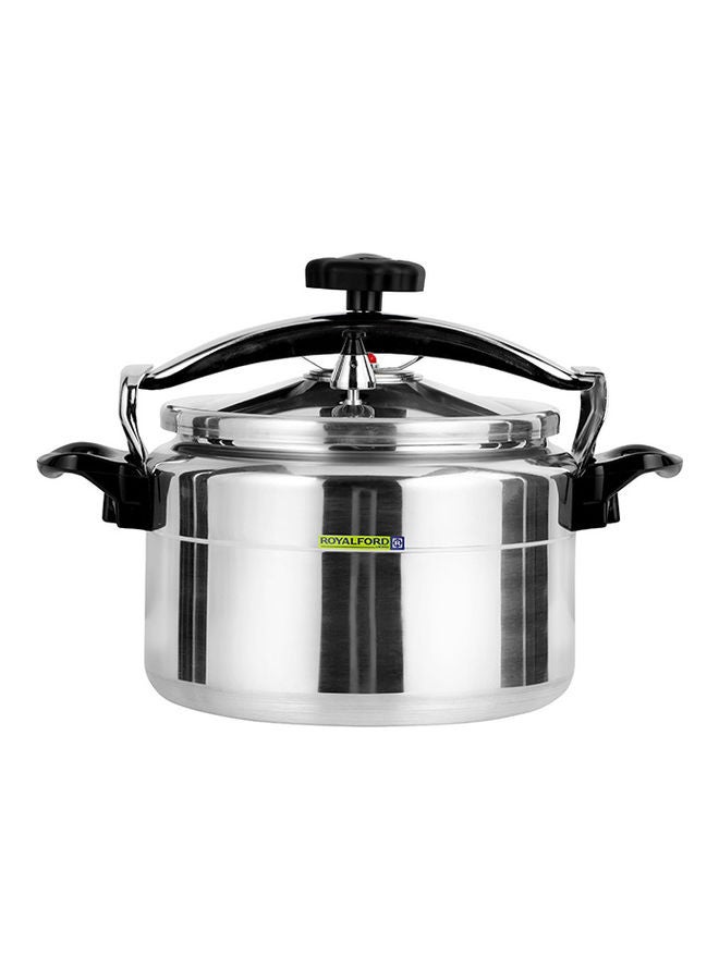 Aluminum Pressure Cooker Equipped with Multi-Safety Device and Unique Pressure Indicator Durable Aluminum Alloy Construction with Firm Handles 5Liters