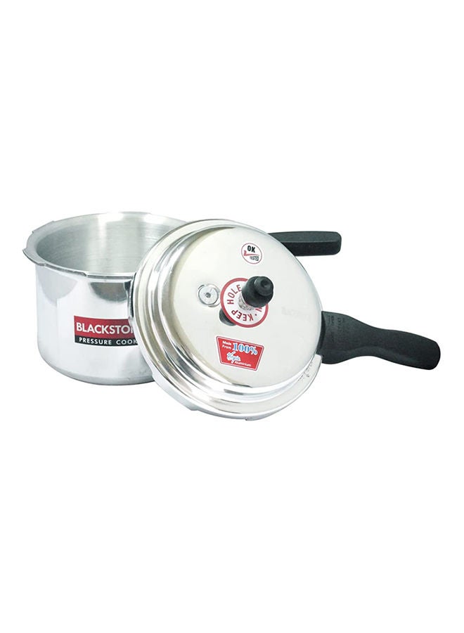 Pressure Cooker Aluminum Pressure cooker for Kitchen with Outer Lid 3.0Ltr Silver 3L 3Liters