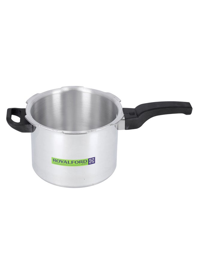 3L Aluminium Pressure Cooker Heavy Duty Induction Compaitable Uniform Heating Convenient To Use High Quality Aluminium Silver