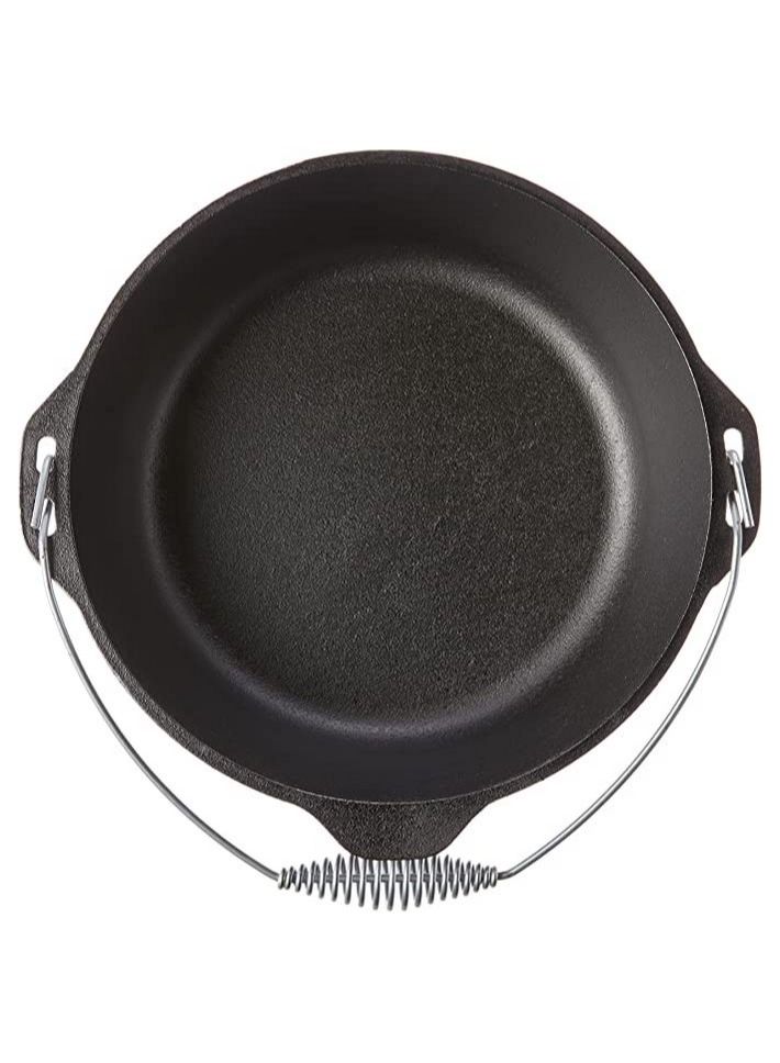 Seasoned Cast Iron Dutch Oven 8.52 Litre