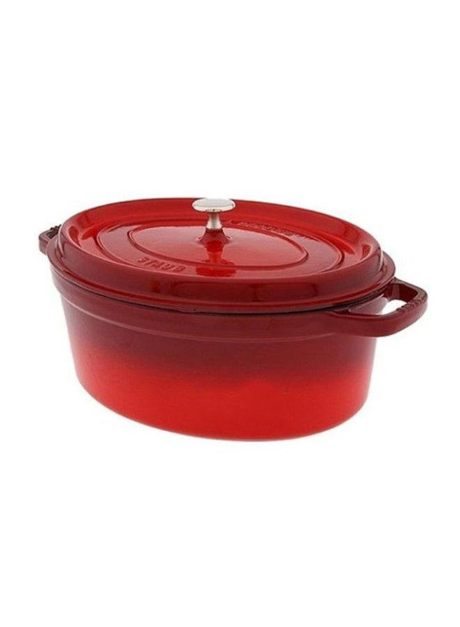 Round Shaped Casserole Dish Cherry 31centimeter