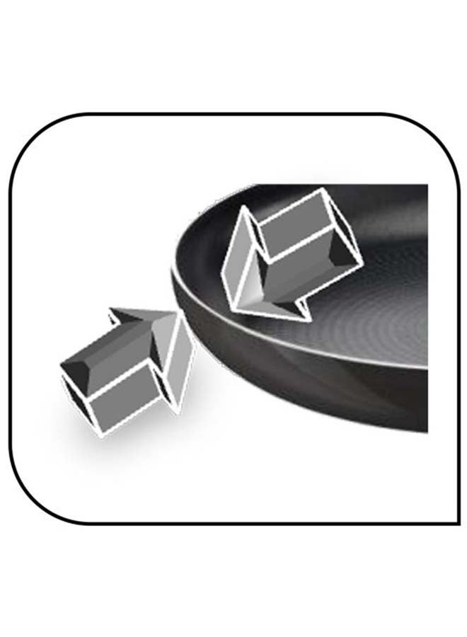 Tempo Flame Non-Stick Casserole With Lid Aluminium Red 20cm