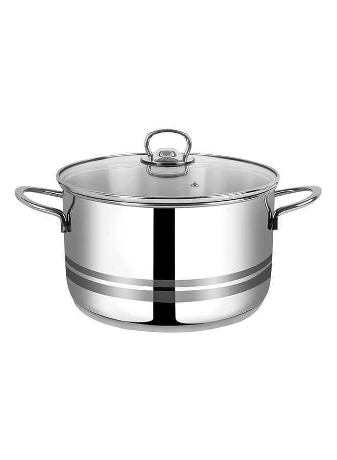 Infinity Cov Casserole Silver 24cm