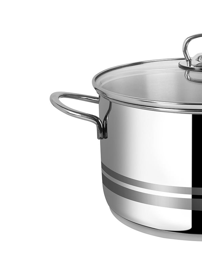 Infinity Cov Casserole Silver 24cm