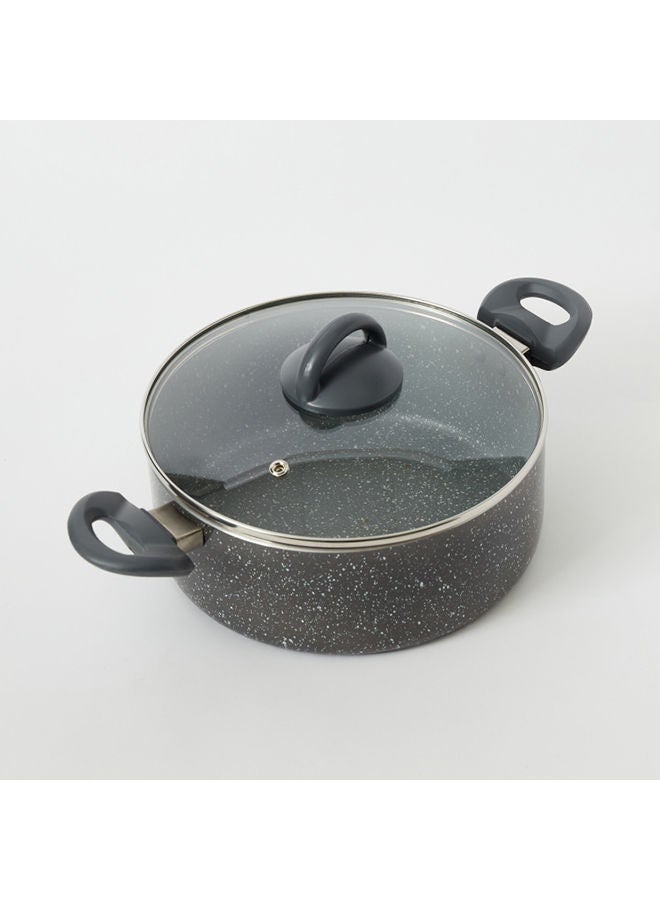Onyx Non-Stick Casserole With Lid And Induction Base