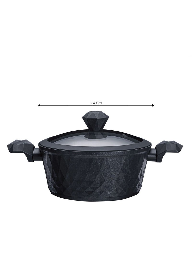 Karaca Bio Diamond 24cm Pot with Antibacterial Handles