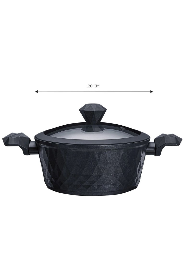 Karaca Bio Diamond 20cm Pot with Antibacterial Handles
