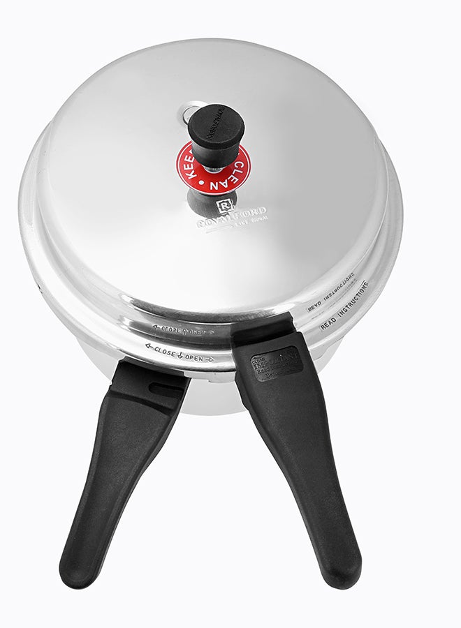 Cooking Pot With Lid Red/Silver/Black