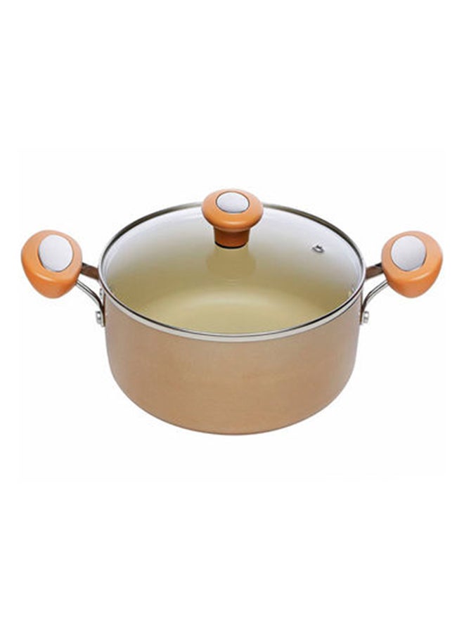 Cushion Smart Stockpot With Glass Lid Cream 30cm