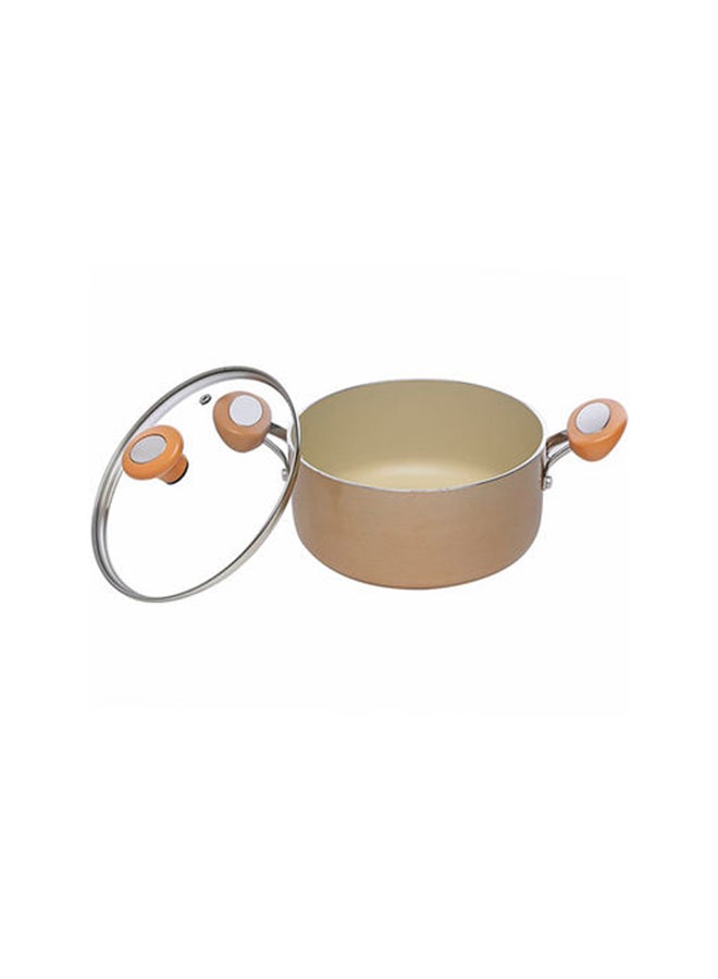 Cushion Smart Stockpot With Glass Lid Cream 30cm