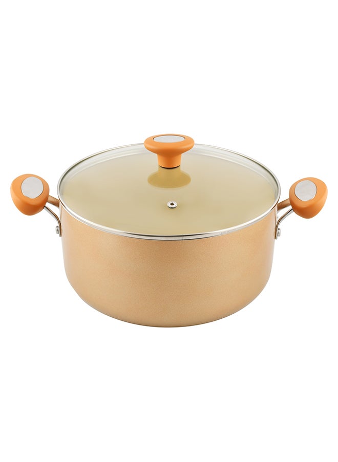Stockpot Glass Lid - Cushion Smart Orange 26cm