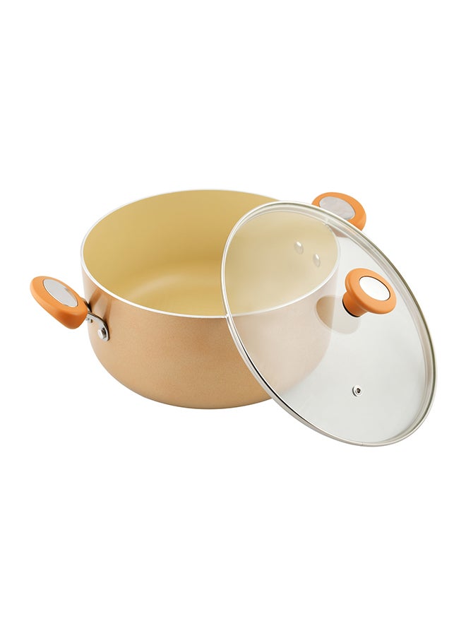 Stockpot Glass Lid - Cushion Smart Orange 26cm