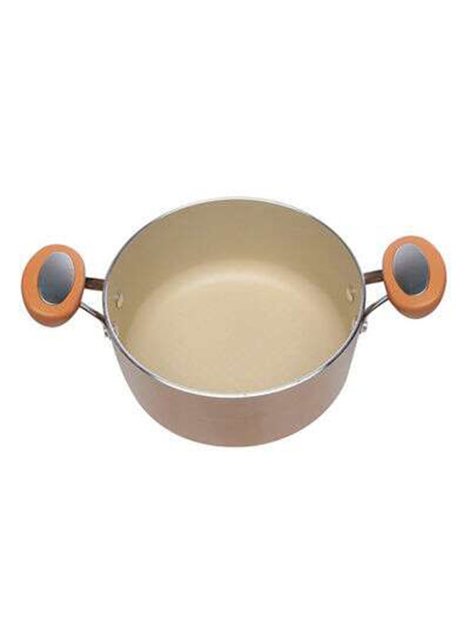 Stockpot With Glass Lid Cream 24cm