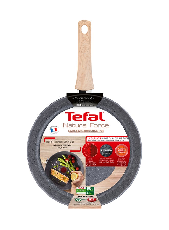 G6 Natural Force Frypan With Thermo-Spot Aluminium Grey 28cm