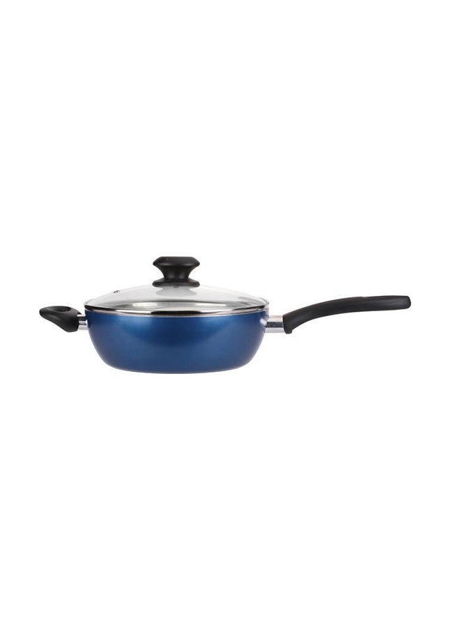 Eco Presto Fry Pan With Lid Blue 24cm